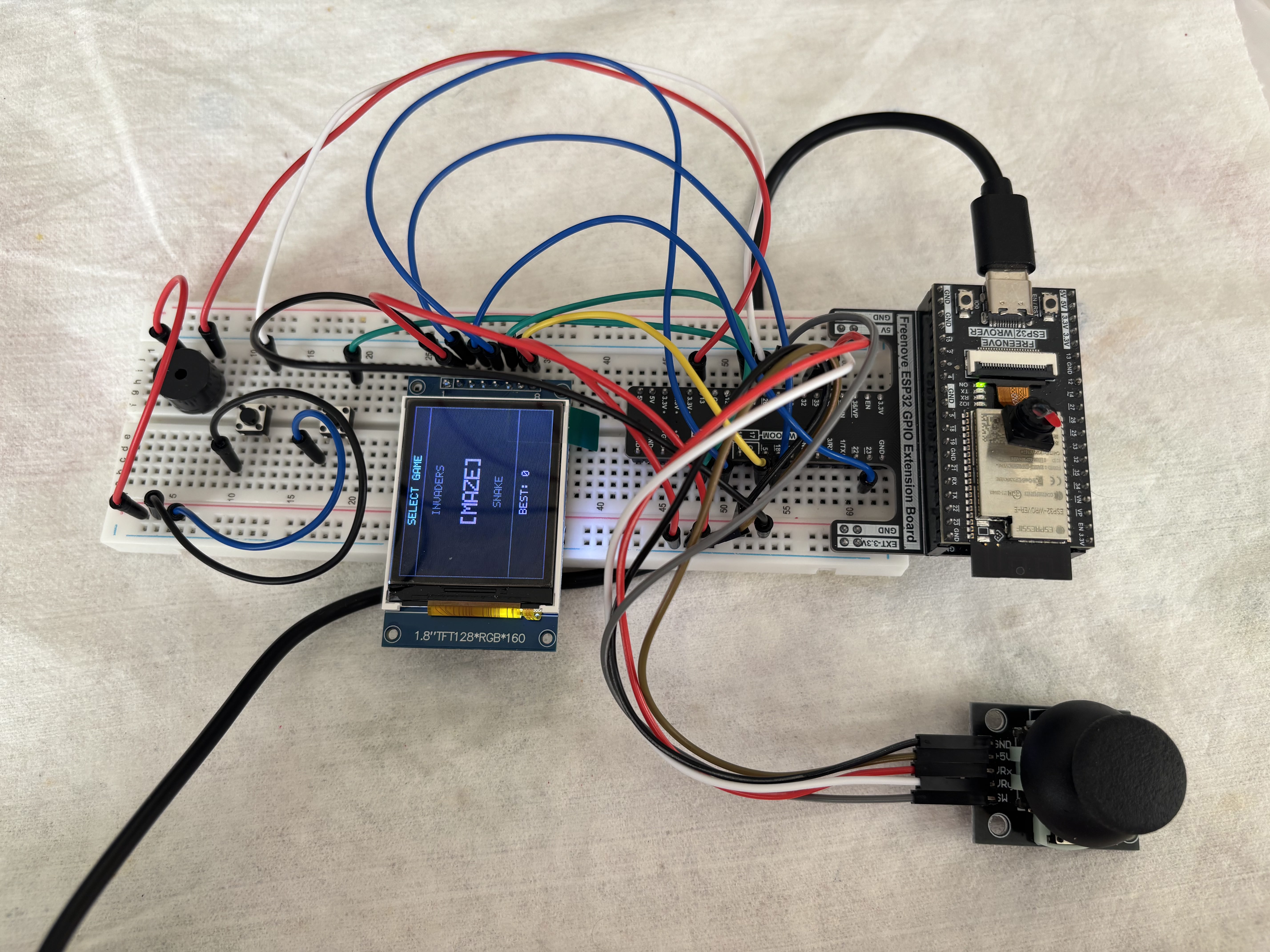 ESP32 Retro Arcade Handheld